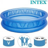 Надувной бассейн INTEX «ГЕОМЕТРИЯ» 58431, 188×46 см, от 3 лет
